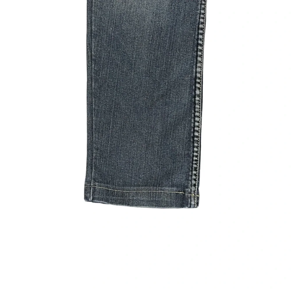 VINTAGE Silver Jean Straight Leg Low Rise. Blue Size 8? #